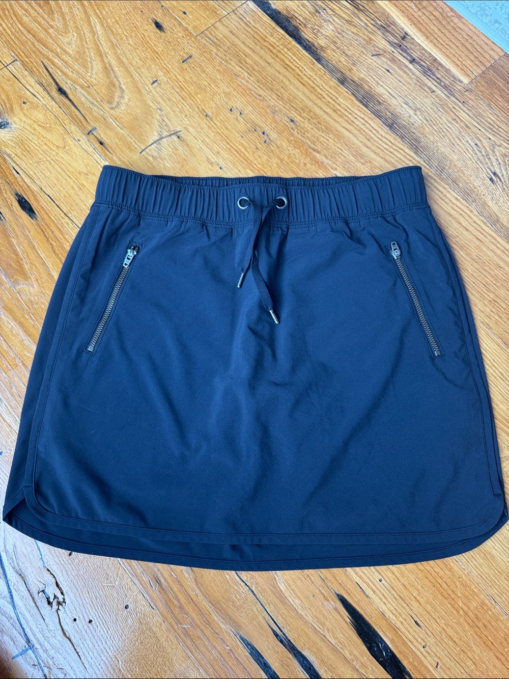 Athleta Black Skort with Elastic Waist